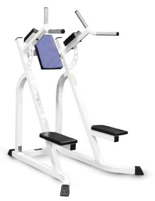 Тренажёр Barbell МВ 2.3 Брусья-пресс белый