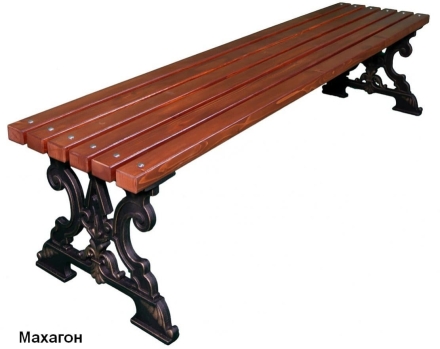 Скамейка парковая Д-6 (банкетка), Сосна 1,5 м