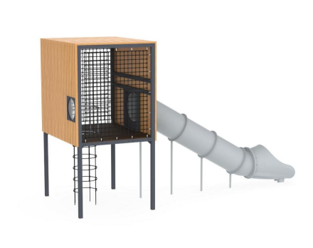 Игровой комплекс Многогранник для лазания