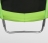 ARLAND Батут 12FT с внутренней страховочной сеткой и лестницей (Light green)