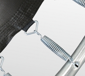 ARLAND Батут 12FT с внутренней страховочной сеткой и лестницей (Light green)