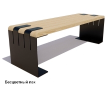 Скамейка уличная Симферополь (банкетка), Сосна  1,8 м