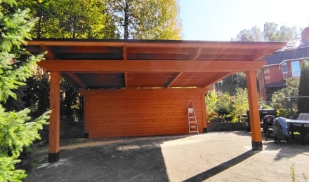 Навес для авто ЖЮЛЬВЕРН Базовая комплектация