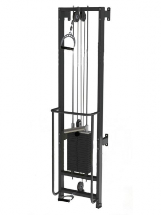 Тренажер блочный реабилитационный пристенный стек 80 кг