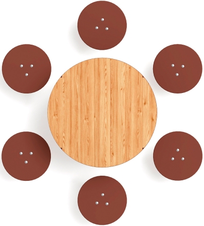 Столик детский (лиственница) МФ 31.01.11-Л.И1