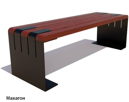 Скамейка уличная Симферополь (банкетка), Сосна  2,5 м