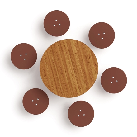 Столик детский (лиственница темный) МФ 31.01.11-Л.И1.01