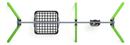 Качели М2 (зеленый) ИО 12.М.06.01.01-02