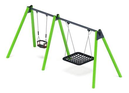 Качели М2 (зеленый) ИО 12.М.06.01.01-02