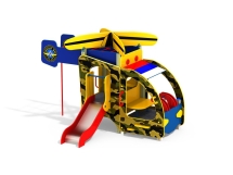 МФ 4.122 Военный вертолет с горкой Н=700 мм