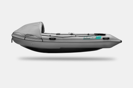 GLADIATOR E 380 PRO AIR Темносерый моторная лодка ПВХ НДНД