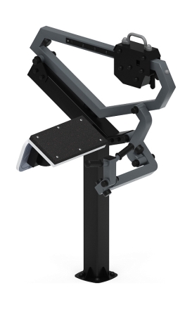 Бицепс стоя (серый) - Уличный тренажер - СТ 035-13.И1