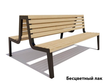 Парковая скамейка Магадан, Лиственница 1,8 м