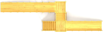 Зимняя горка Савушка Зима Wood 7/1 без покрытия