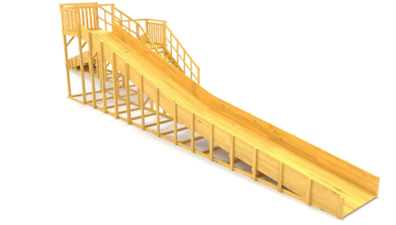Зимняя горка Савушка Зима Wood 9/1