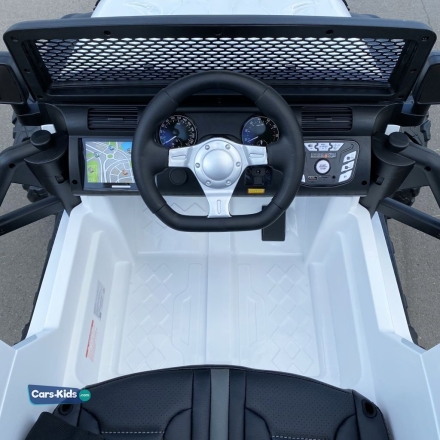 Электромобиль Jeep Wrangler JC666 белый