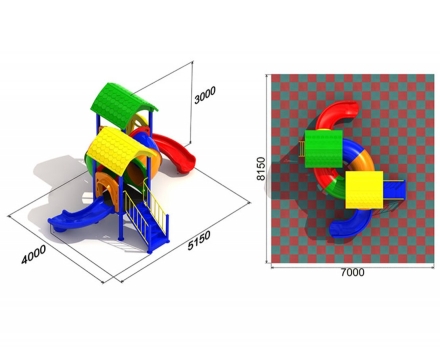 Детский игровой комплекс Марафон 3