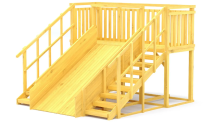 Зимняя горка Савушка Зима Wood 4