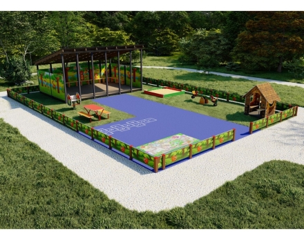 Комплект для детского сада TORUDA Полянка (10х15 м)