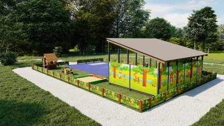 Комплект для детского сада TORUDA Полянка (10х15 м)