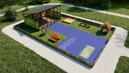 Комплект для детского сада TORUDA Полянка (10х15 м)