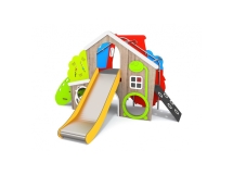 МФ 8.102.11 Домик с горкой двухсторонний лес и грузовик