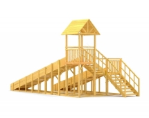 Зимняя горка TORUDA Север wood-7/2 (скат 7,7 м и 5 м)