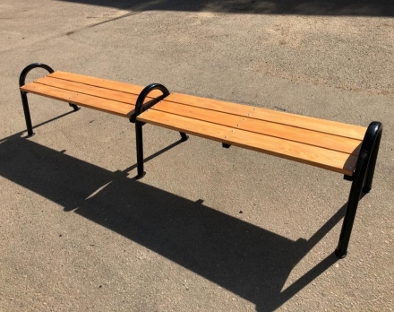 Скамейка парковая SF-S11-3 (3000 мм), двухсекционная