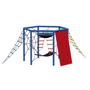 Детская модульная площадка 6-ECK-KLETTERBURG MAXI