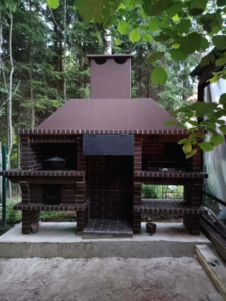 Печь Аристократ 832 Радиальный кирпич красный