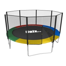 Батут Unix line Simple 12 ft Color (outside) с защитной сеткой