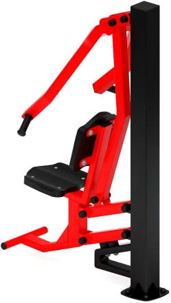 Жим от груди (красный) - Уличный тренажер - СТ 006-11.И1