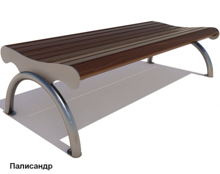 Банкетка парковая Берлин, Лиственница 1,8 м