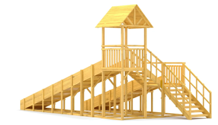 Зимняя горка Савушка Зима Wood 7/2