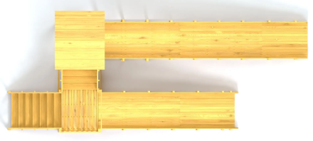 Зимняя горка Савушка Зима Wood 7/2
