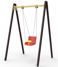 Качели АК с сидушкой со спинкой