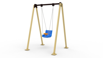 Качели АК с сидушкой со спинкой