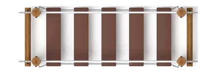 Мост подвесной (лиственница темный) СО 1.82.06-Л.И1.01