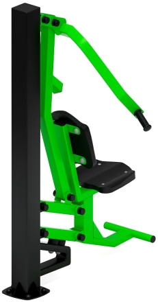 Жим от груди (зеленый) - Уличный тренажер - СТ 006-12.И1