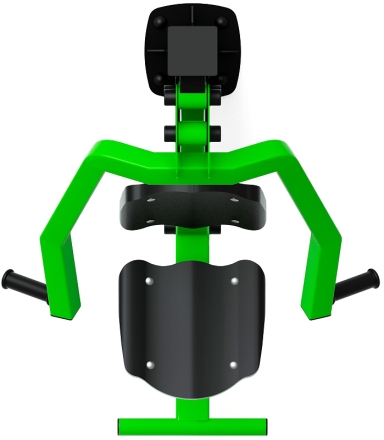 Жим от груди (зеленый) - Уличный тренажер - СТ 006-12.И1