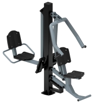 Жим ногами + жим от груди (серый) - Уличный тренажер - СТ 037-13