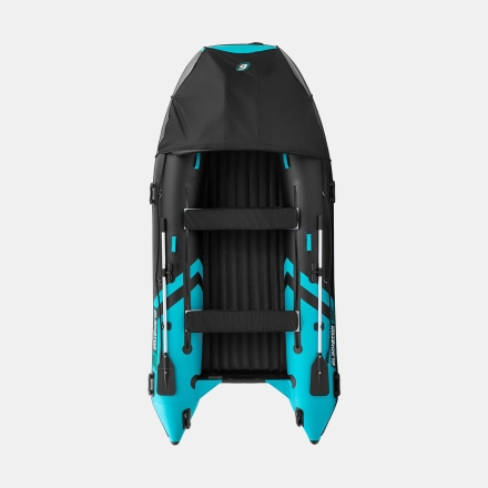 GLADIATOR E 380 PRO AIR Черно-бирюзовый моторная лодка ПВХ НДНД