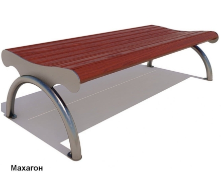 Банкетка парковая Берлин, Лиственница 0,6 м