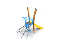 УК 7.907.21 Флекс горка с сеткой пор. окрас