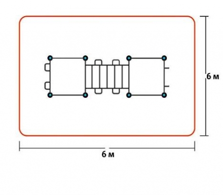 Площадка для воркаута W-3.8 