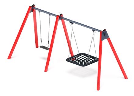Качели М2 (красный) ИО 12.06.03.01-01