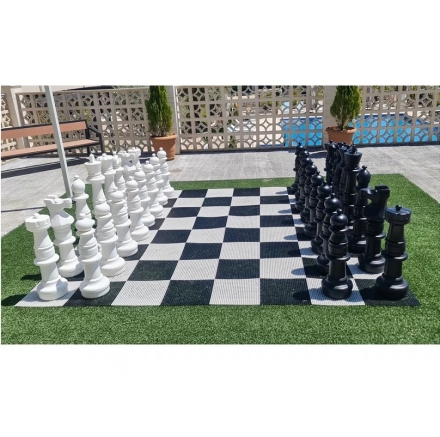 Гигантские шахматы 90 см с пластиковой доской, Chess