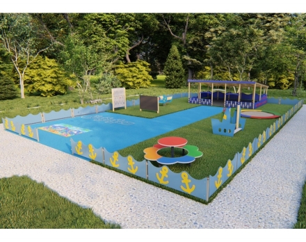 Комплект для детского сада TORUDA Морской (10х15 м)