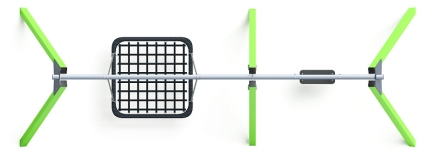 Качели М2 (зеленый) ИО 12.06.03.01-02