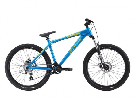 Велосипед Stark&#039;17 Shooter-2 Trail сине-оранжевый 16&quot; (Blue 40см)